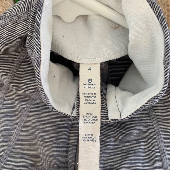 Grey And white Lululemon Jacket - Picture 2 of 3
